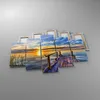 Bild auf Leinwand - Leinwandbild - See Brücke - 150x100cm - Produktbild-Vorschau 2