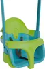 A close-up studio shot of a baby swing seat. Voir les images du produit