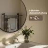 S'AFIELINA LED Badezimmerspiegel Rund Ø80 cm, Schwarzer Produktbild-Vorschau 10