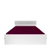 BOSTON Lit adulte contemporain - Décor blanc - L 140 x l Voir les images du produit 3