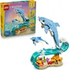 LEGO Creator 3-in-1-Set Meerestiere: Wunderschöne Delfine - Produktbild-Vorschau 1