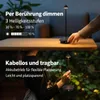 2er schnurlose Tischlampe, tragbare LED-Schreibtischlampen, Produktbild-Vorschau 3