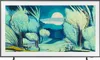 A Samsung Frame TV displaying a vibrant, impressionistic landscape painting of trees and a full moon. Produktbild-Vorschau