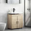 vidaXL Badezimmerschrank-Set TULUM Sonoma-Eiche 60 x 34 x Produktbild-Vorschau 4