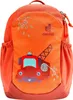 A children's backpack with a fire truck design. Podgląd zdjęcia produktu