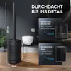 ovimar Toilettenbürste Hugla schwarz matt | Silikon Produktbild-Vorschau 6