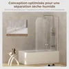 S'AFIELINA Cabine de douche pliante en 2 pièces pour Voir les images du produit 10