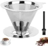 Kaffeefilter Edelstahl - Kaffeefilter, Permanenter Pour Produktbild-Vorschau 1