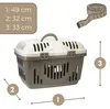 Transportbox Katze Hundetransportbox Oben Öffnen Produktbild-Vorschau 3