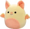 A yellow plush toy bat with pink accents. Produktbild-Vorschau