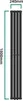 Radiateur tubulaire 'Nore' noir 180x24cm monocouche 484W Voir les images du produit 4