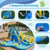 COSTWAY Hüpfburg mit Rutsche, Planschbecken, Kletterwand, Produktbild-Vorschau 6