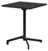 Adam table de café de jardin 60x60 cm pliante noire. Voir les images du produit 2