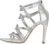 VAN HILL Damen High Heels Stiletto Sandaletten Strass Produktbild-Vorschau 2