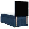 Boxspringbett mit Matratze Blau 80x200 cm Stoff Produktbild-Vorschau 8