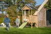 EXIT Panorama 300 Holz Spielhaus, mit Rutsche, Spielhaus Produktbild-Vorschau 2