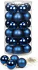 A clear studio shot of a package of blue Christmas ornaments. Produktbild-Vorschau