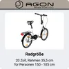 Agon Cruiser 20 Zoll Klapprad weiß Produktbild-Vorschau 6