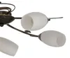 Lindby Deckenleuchte Stefania, 5-flg., schwarz/gold, Ø58cm Produktbild-Vorschau 5