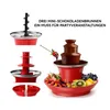 Elektrische schokoladen fontäne, 3-lagig, mini brunnen Produktbild-Vorschau 2