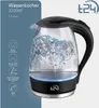 T24 LED Glas Wasserkocher 1,7 Liter – 2200 W, Kalkfilter, Produktbild-Vorschau 2
