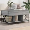 vidaXL Couchtisch Grau Sonoma 100x55x50 cm Holzwerkstoff Produktbild-Vorschau 2