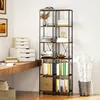 HOMCOM Bücherregal 2er-Set Regal mit 6 Ebenen Standregal Produktbild-Vorschau 2