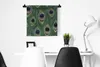MuchoWow® Wandteppich Wandbehang Muster - Pfau - Federn Produktbild-Vorschau 3