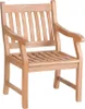 Sessel Gartensessel Balkonsessel Wintergartenstuhl natur Produktbild-Vorschau 1