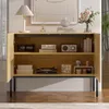 Mueble aparador Merax con 2 puertas, cómoda con patas de Vista previa de la imagen del producto 4