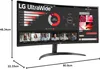 LG 34WR50QK-B, 86,4 cm (34"), 3440 x 1440 Pixel, Wide Quad Produktbild-Vorschau 3