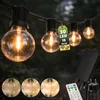 Solárny reťazový svietidlo LUMILED pre exteriér, 15 m, G40, Náhľad obrázku produktu 1