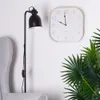 Quadratische Wanduhr aus Holz weiß 30cm Produktbild-Vorschau 7