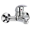 A chrome-finished bathtub and shower faucet is shown against a white background. Podgląd zdjęcia produktu