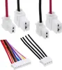 A collage of electrical connectors and wires on a white background. Produktbild-Vorschau