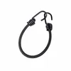 A black bungee cord with two hooks is shown against a white background. Podgląd zdjęcia produktu