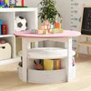 COSTWAY Tavolo per bambini con 4 sedie, set da pranzo in Anteprima dell’immagine prodotto 8