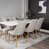 A dining table with chairs in a modern dining room setting. Produktbild-Vorschau