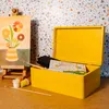 Creative Deco Gele Houten Doos Opbergdoos, 30 x 20 x 14 cm Productafbeelding-voorbeeld 2