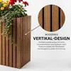 Pflanzkübel Holz massiv TAVO35 116x37x35 cm - Wetterfester Produktbild-Vorschau 5
