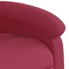 vidaXL Fauteuil relax vin rouge velours Voir les images du produit 9