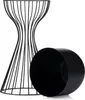 HowHomely | Blumenständer - Metall - Höhe 46 cm - Schwarz - Produktbild-Vorschau 6