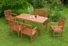 Merxx Gartenmöbelset Santos 6tlg., 4 Sessel, 1 Bank Produktbild-Vorschau 2