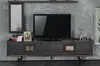Casa Padrino Luxus Art Deco TV Schrank Grau / Schwarz / Produktbild-Vorschau 1