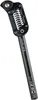 A black bicycle seat post with a silver spring mechanism. Podgląd zdjęcia produktu