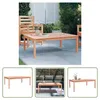 The Living Store Gartentisch 121x82,5x45 cm Massivholz Produktbild-Vorschau 1