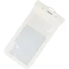 A white waterproof phone case with a clear window. Produktbild-Vorschau