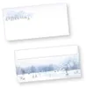 Weihnachtsbriefpapier 25 Sets Weiße Weihnachten, Produktbild-Vorschau 3