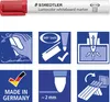 STAEDTLER Lumocolor 351 WP8 - Czarny - Niebieski - Brązowy Podgląd zdjęcia produktu 11