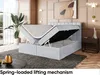 MEBLINI Boxspringbett mit Bettkasten - Gepolstert Produktbild-Vorschau 4